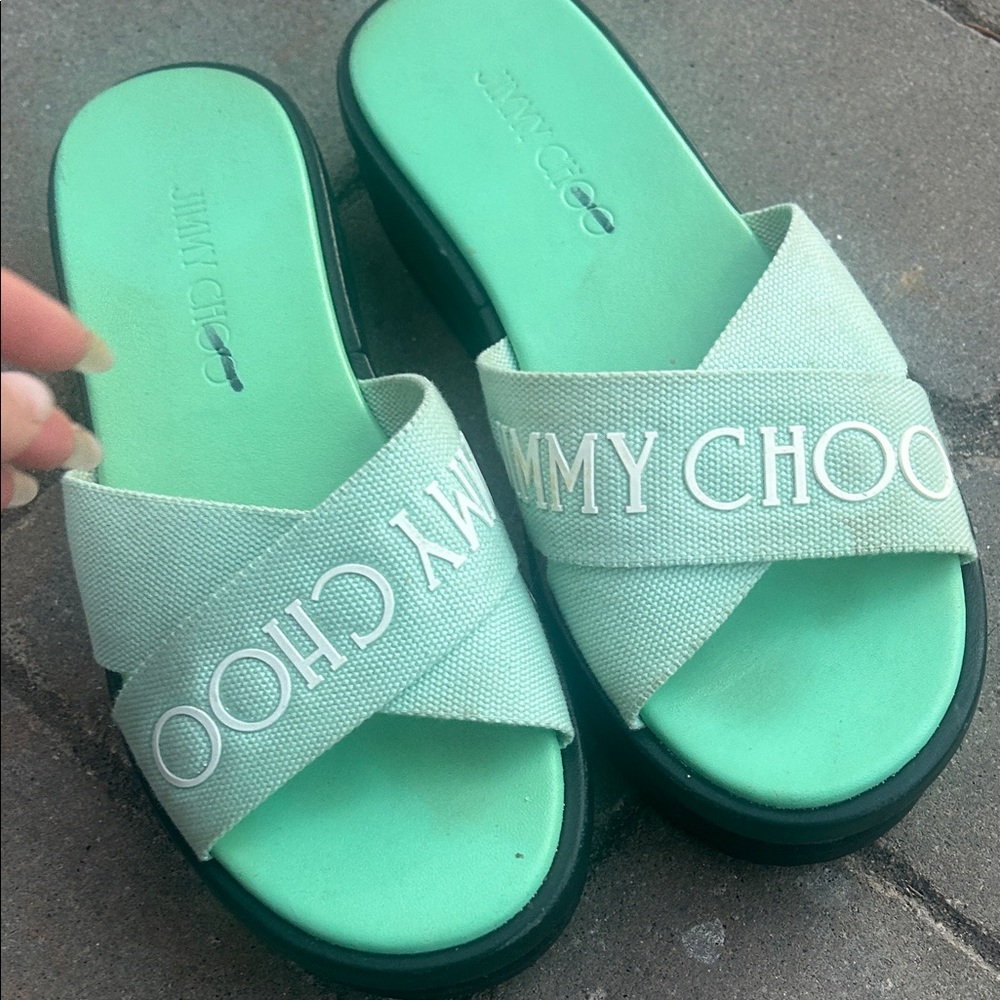 Jimmy Choo Mint Green Sandals